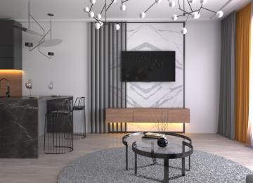 Bursa Nilüfer Ataevler Mutfak-Salon