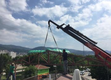 Çelik Çatı Uygulaması - Bursa Hürriyet